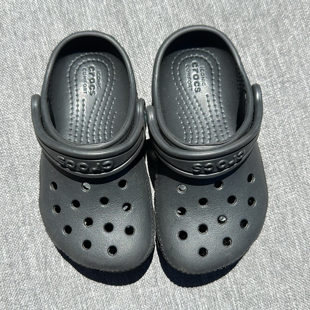 Crocs Kids Black Clogs